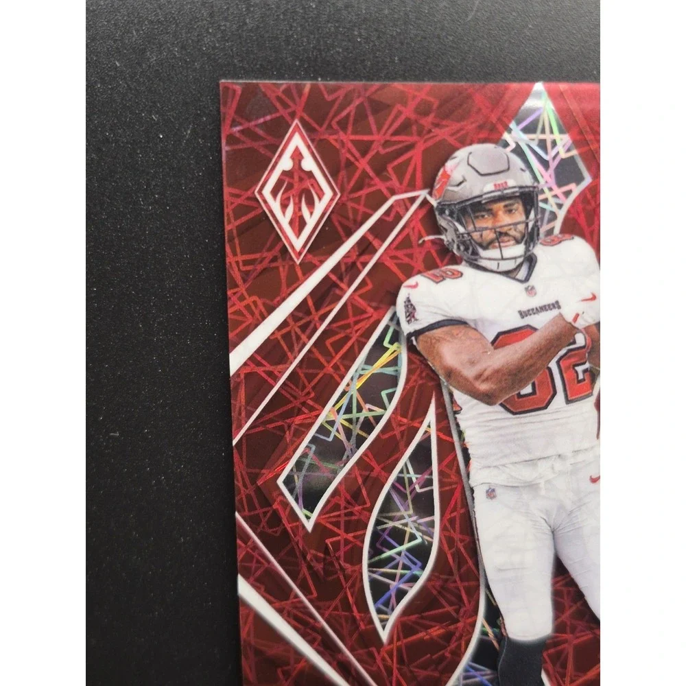 2024 Panini Phoenix Football Devin Culp #176 Red Lazer /199 (RC) Buccaneers